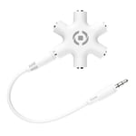 Celly MIX5LINEIN35WH séparateur audio Blanc