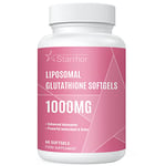 Liposomal Glutathione Softgels, Glutathione Supplement 1000mg per Serving, Antioxidant Support and Liver Detox, 60 Capsules