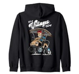 Golf Cart It's a Villages Thing Golf Car Cartoon Design Zip Hoodie