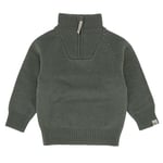 Gullkorn Design Norefjell Wool Sweater Matte Green | Grön | 110/116 cm