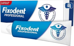 Fixodent Professional Denture Adhesive Cream 40ml Hold & Antibacterial Action