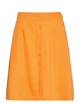 Slfgulia Hw Short Skirt B Orange Selected Femme