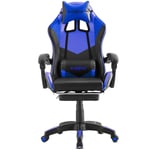 Chaise gaming fauteuil de bureau, chaise gamer ergonomique pour ordinateur ou office, fauteuil de jeu avec accoudoirs rembourres, dossier inclinable
