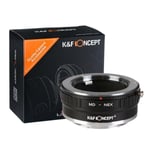 K&F Concept Minolta MD to Sony E Mount Lens Adapter - KF06.308