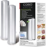 Vacuum Sealer Bags 2 Rolls 27.5 X 600Cm Tear Resistant Strong Weld Seal by CASO