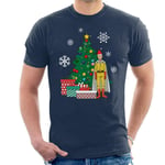 One Punch Man Around The Christmas Tree Men's T-shirt