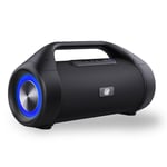 Enceinte Bluetooth Sans Fil Elegance - USB et AUX - Avec Effets Lumineux - Portable (HPG440BT) - Neuf