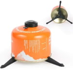 Camping Stove Base Holder Gas Canister Stand Can Tank Tripod Bottle Shelf