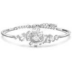 Swarovski Gema 5644681 Bracelet Women Crystals Rhodium Flower Tennis