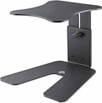 K&M 26774 Support de table pour moniteur Noir, acier - support réglable en hauteur en continu au design innovant