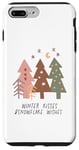 Coque pour iPhone 7 Plus/8 Plus Winter Kisses & Snowflake Wishes Christmas Matching Family