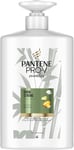 Pantene Shampoo With Biotin And Bamboo, Hair Growth Shampoo For Dry Damaged Hair