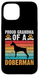 Coque pour iPhone 15 Fière grand-mère d'une grand-mère Doberman