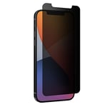 ZAGG Unique Secure Glass Elite Privacy+ - Protection d'écran de confidentialité pour iPhone 12 Pro, iPhone 12, iPhone 11, iPhone XR - Protection contre les chocs 3X