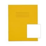 Rhino 8 x 6.5 Exercise Book 48 Page Yellow B (Pack of 100)