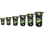 DonDon Dry Bag Sac étanche 2l, 5l, 10l, 15l, 20l, 30l avec bandoulière - Camouflage 10 Liter