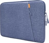 Housse Ordinateur Portable Pour 13,3 Pouces Macbook Air/Pro, 14 Pouces Macbook Pro M4 / M3 / M2 / M1 2021-2024, 13-13,6 Pouces Notebook, Étanche Pochette Sacoche Avec Poche (Violet)