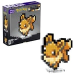 Mega-Pokémon-évoli-Retro Pixel Art Byggsats 323 Delar - MEGA Pokémon - HTH78