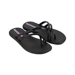 Ipanema Femme Meu Sol Rasteira Ad, Black Lilac, 41/42 EU