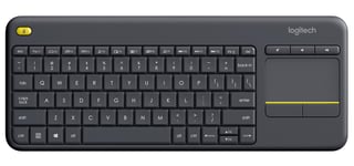 Logitech K400 Plus keyboard TV RF Wireless Black