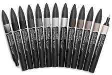 Winsor And Newton - Promarker Brush Neutral (12+1 Pcs) (837444) /Arts And Craf