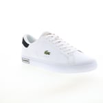 Lacoste Powercourt 124 2 SMA Mens White Leather Lifestyle Trainers Shoes