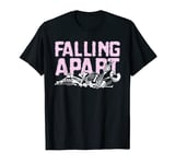 Falling Apart Skeleton Halloween Bones Funny T-Shirt