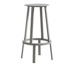 HAY - Revolver Bar Stool High - Sky Grey - Barstolar - Leon Ransmeier