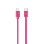 W Wonder Full Power - Cable USB-C vers USB-C - 2m - Rose