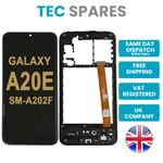 Samsung Galaxy A20e (SM-A202F) LCD Screen Display Touch Digitizer + Frame UK