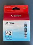 Genuine Canon Ink - CLI-42 PHOTO CYAN / PIXMA PRO-100, 100S (INC VAT) BOXED