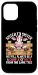 Coque pour iPhone 12/12 Pro Sister to Sister We will Aways Be A Couple of Nuts