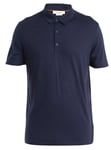 Icebreaker Tech Lite III SS Polo 150 Men Marin L - Fri frakt