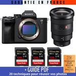 Sony A7 IV + FE 16-35mm f/2.8 GM + 3 SanDisk 128GB Extreme PRO UHS-II SDXC 300 MB/s + Guide PDF ""20 TECHNIQUES POUR RÉUSSIR VOS PHOTOS