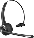 Casque Bluetooth Avec Micro,Casque Sans Fil De Bureau,Sur Les Écouteurs De Tête,Truck Driver Bluetooth Téléphone Casque Pour Call Center,Skype,Voip,Soutient La Musique