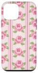 Coque pour iPhone 12 mini Rose délicat motif floral rose esthétique girly