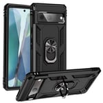 Google Pixel 7      Military Armour Ring Case    Black