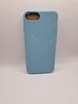 Pela iPhone 8 7 6 6s SE 3rd Gen Case Compostable Evolve Slim Back Cover Sky Blue