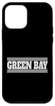 iPhone 12 mini Vintage Green Bay Checkered Racing Flag Varsity Green Bay Case