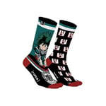 Chaussette Homme My Hero Academia Coton, 1 Paire de Chaussettes Fantaisie Homme Deku