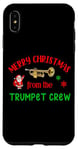 iPhone XS Max Merry Christmas from the Trumpet Crew Band Member Musician Case