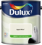 Dulux Silk Interior Walls & Ceilings Emulsion Paint 2.5L - Apple White