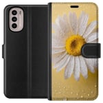 Lommeboketui til Motorola Moto G31 med Porselensblomst motiv