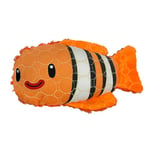 Bite Force Jouet en Peluche Robuste pour Chiens Deep Sea de Fabriqué en matériau Kevlar, Plusieurs Couches, couineuse et des Coutures renforcées. Idéal pour Les mâchoires puissantes (Poisson Clown)