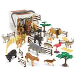 Terra by Battat Small Toy Playset – Wild Animal Figurines – Jungle World, AN2770Z, Couleur Unie, Large