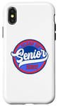 Coque pour iPhone X/XS T-shirt Senior Class Of 2037 High School College Senior