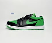 Mens Nike Air Jordan 1 Trainers Lucky Green Retro Black OG UK Size 12 EUR 47.5