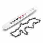 Rotatech 12" Chainsaw Bar & Chain Pack Fits Stihl Ms180 Ms181 018 And More.