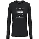 SALEWA Pure Space Game Merino T-Shirt Women, Black Out, S