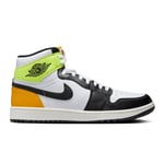 Air Jordan I High G M Golf : White-Black-University Gold-Volt 44 (US 1